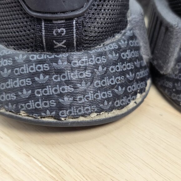 Adidas NMD R1 Print Boost Black Size 8 Sneakers Shoes FV6989 - Picture 8 of 11